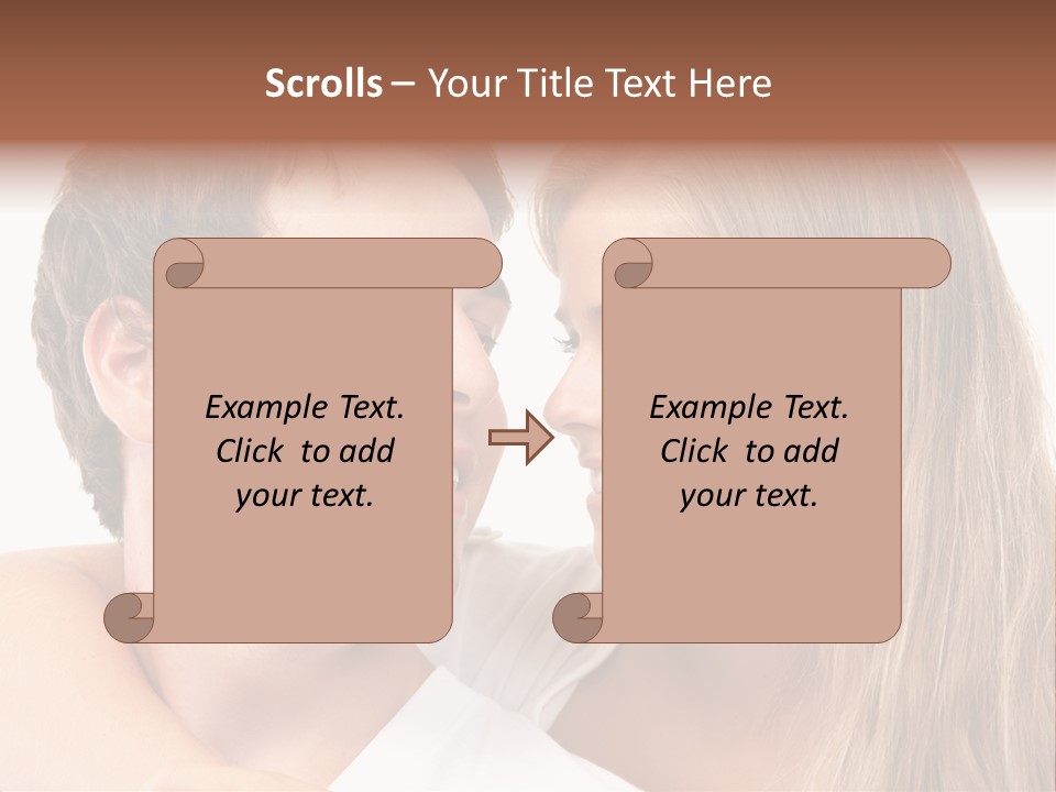 Valentine Couple Funny PowerPoint Template