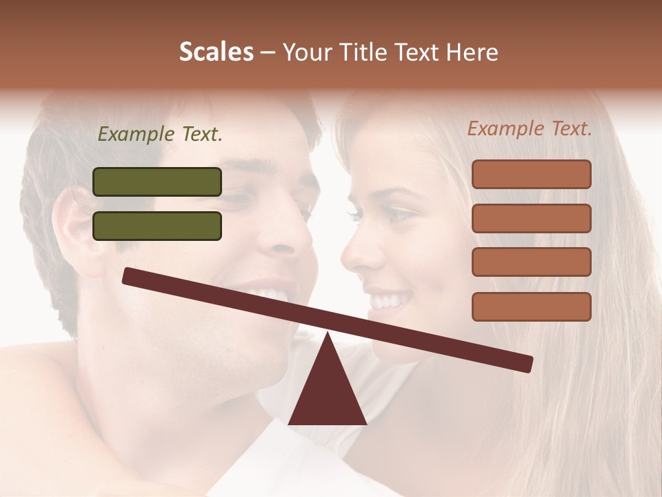 Valentine Couple Funny PowerPoint Template