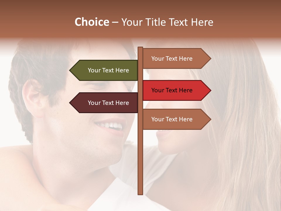 Valentine Couple Funny PowerPoint Template