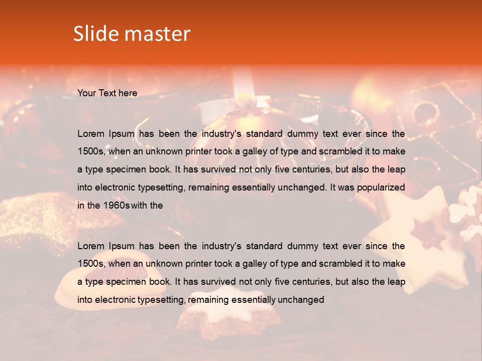 Ornament Delicious Seasonal PowerPoint Template