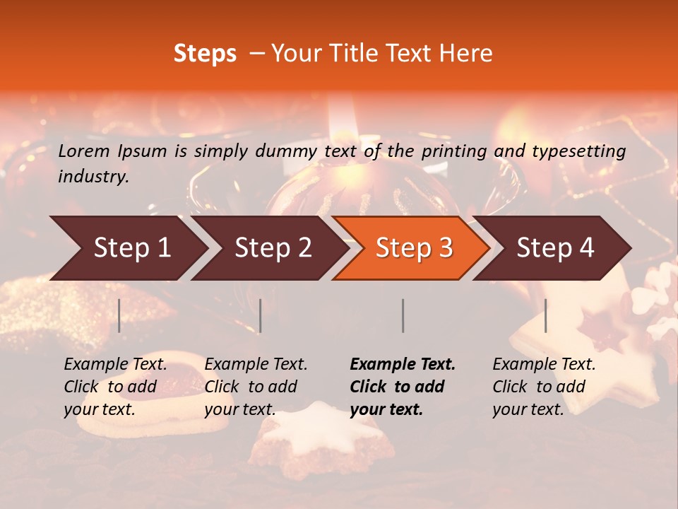 Ornament Delicious Seasonal PowerPoint Template