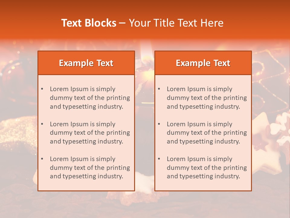 Ornament Delicious Seasonal PowerPoint Template