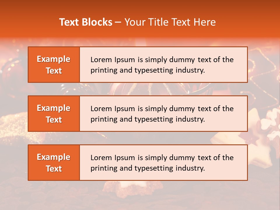 Ornament Delicious Seasonal PowerPoint Template