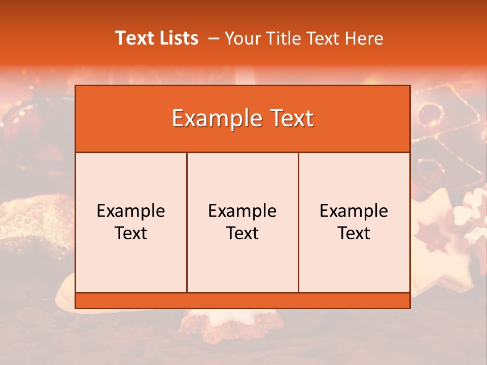 Ornament Delicious Seasonal PowerPoint Template