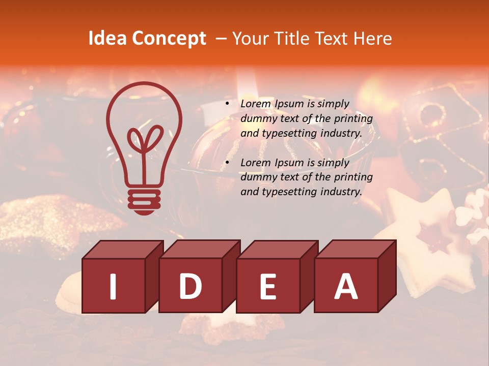 Ornament Delicious Seasonal PowerPoint Template