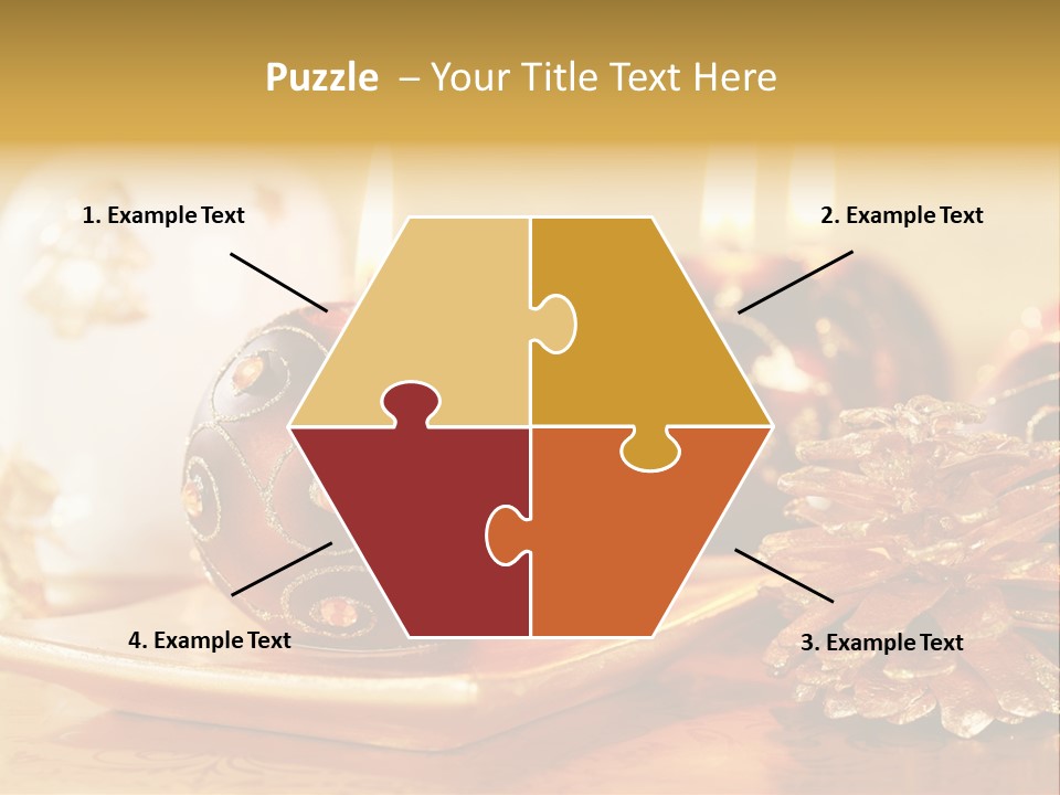 Ball Gold Tradition PowerPoint Template