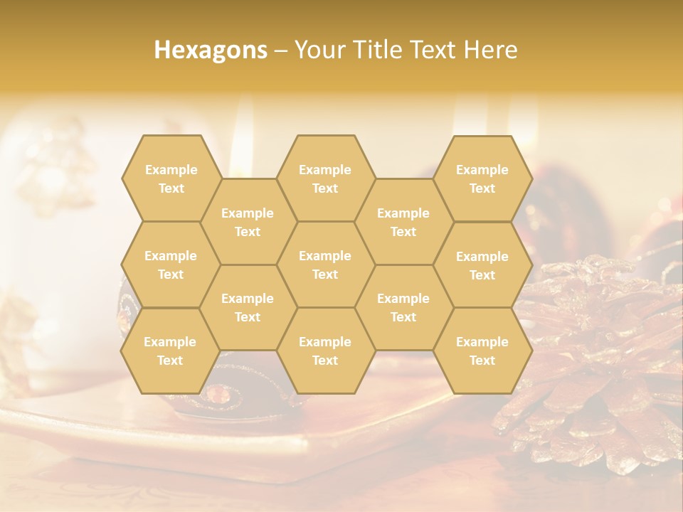 Ball Gold Tradition PowerPoint Template