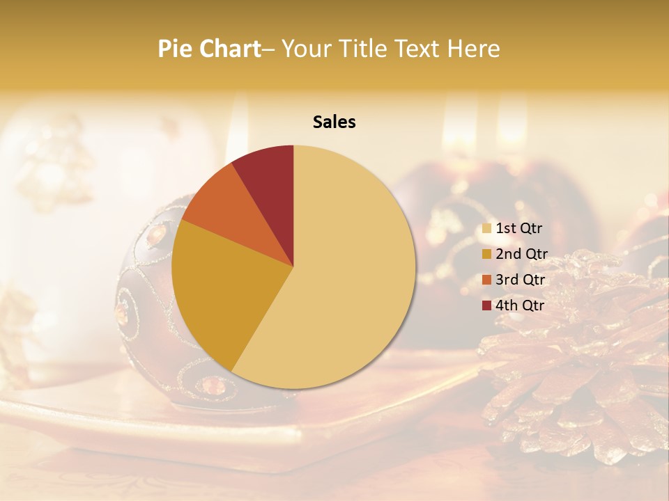 Ball Gold Tradition PowerPoint Template