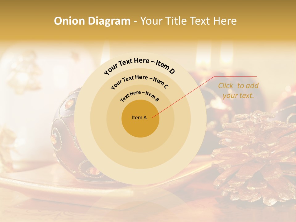 Ball Gold Tradition PowerPoint Template