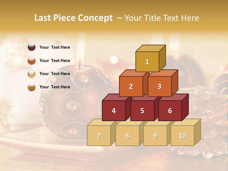 Ball Gold Tradition PowerPoint Template