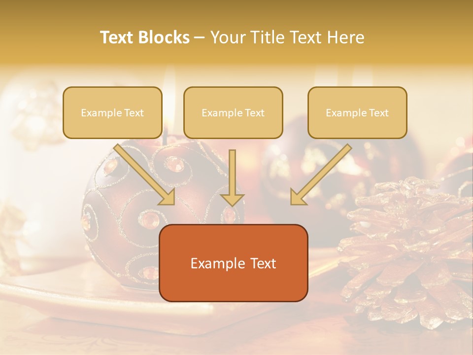Ball Gold Tradition PowerPoint Template
