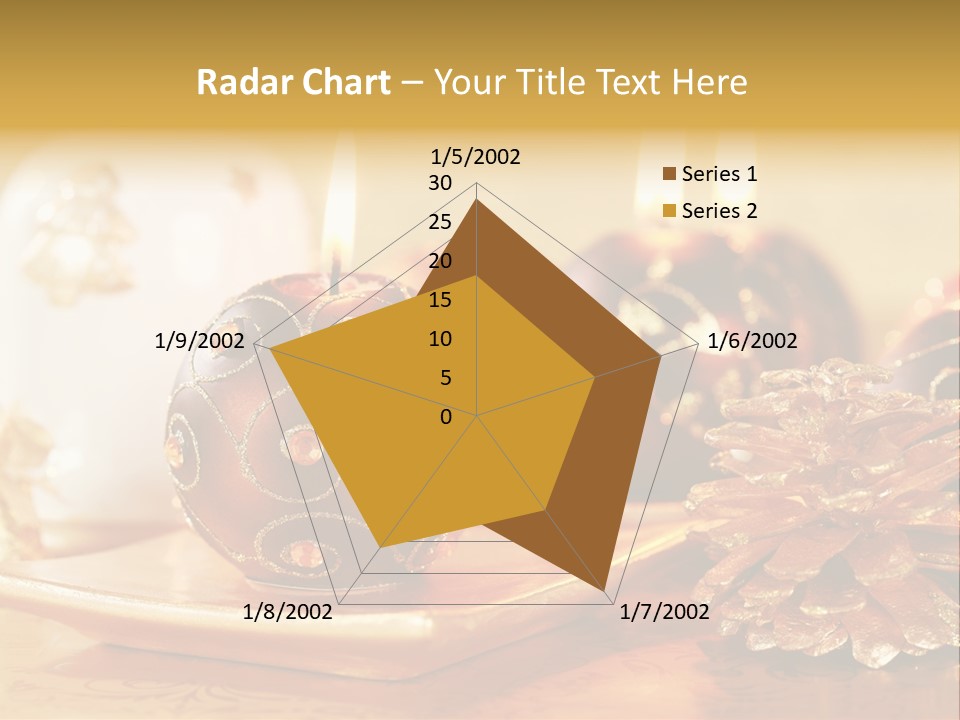 Ball Gold Tradition PowerPoint Template