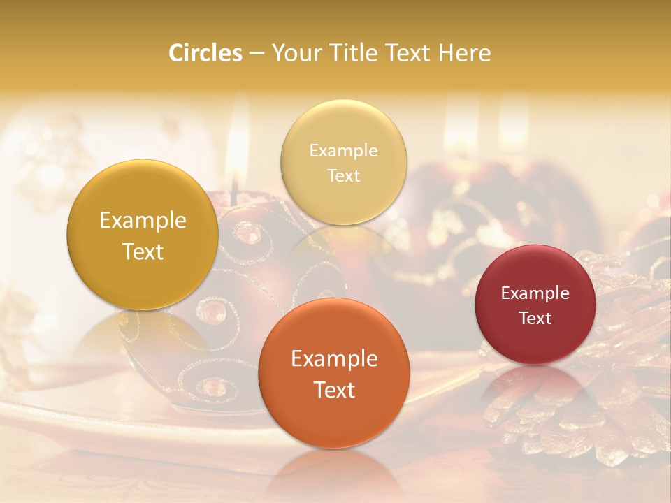 Ball Gold Tradition PowerPoint Template