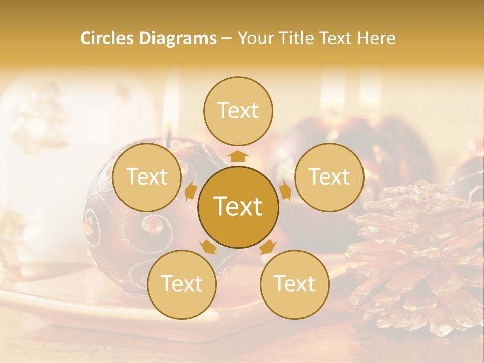 Ball Gold Tradition PowerPoint Template