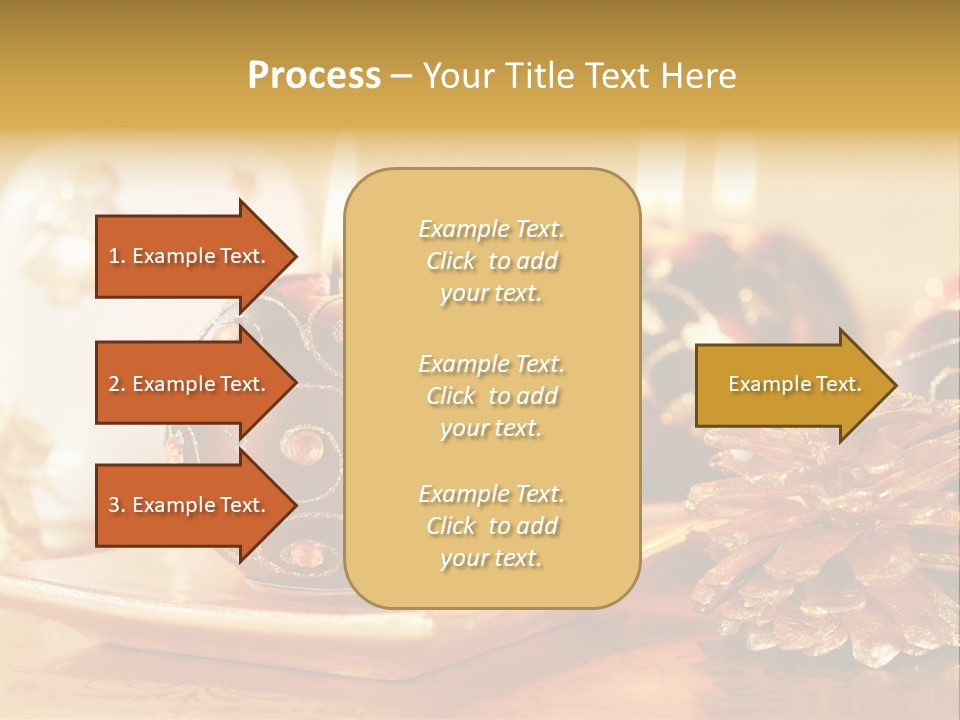 Ball Gold Tradition PowerPoint Template