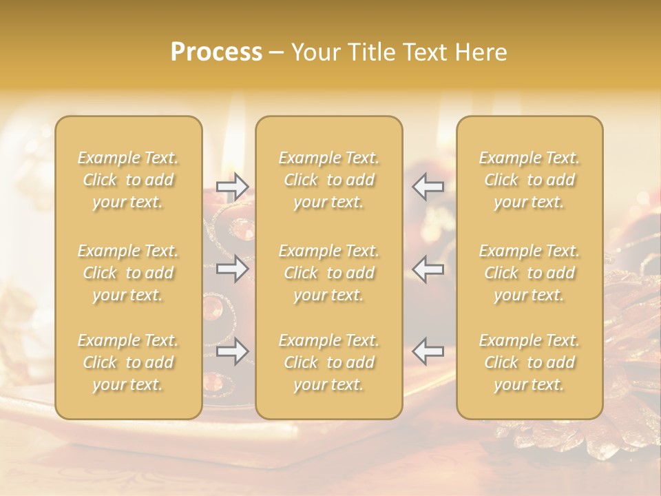 Ball Gold Tradition PowerPoint Template