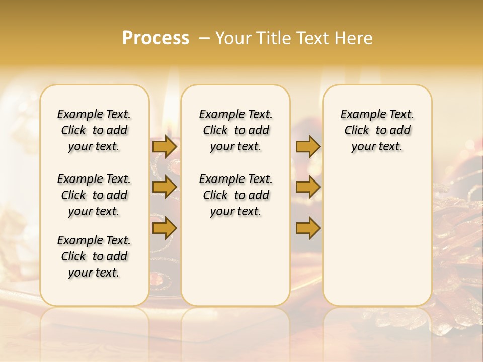 Ball Gold Tradition PowerPoint Template