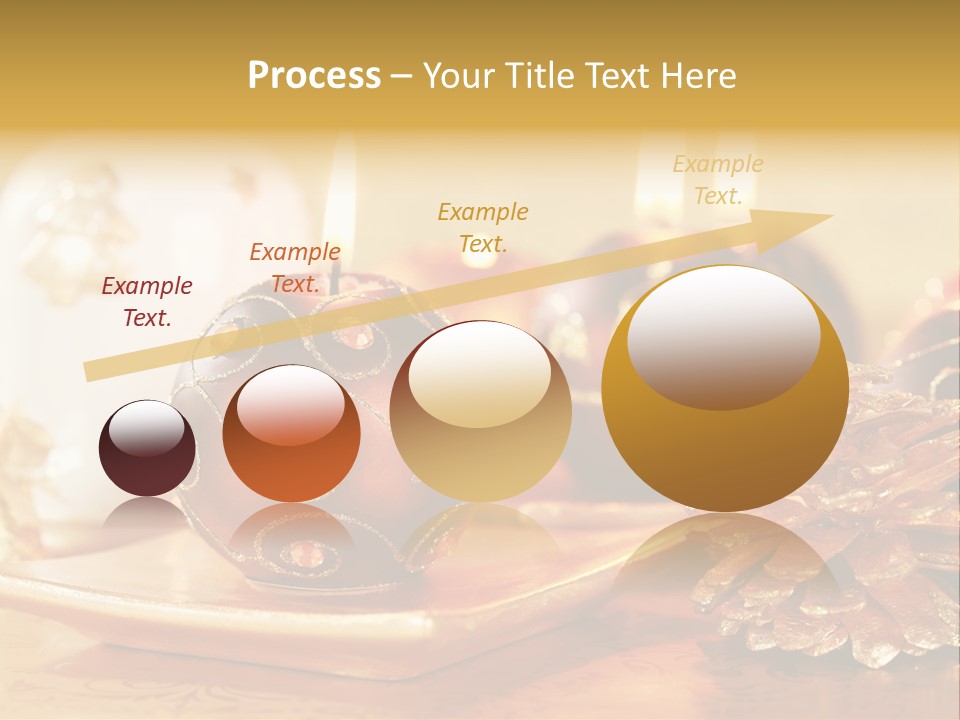 Ball Gold Tradition PowerPoint Template