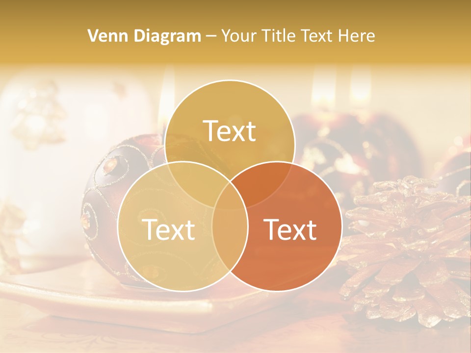 Ball Gold Tradition PowerPoint Template