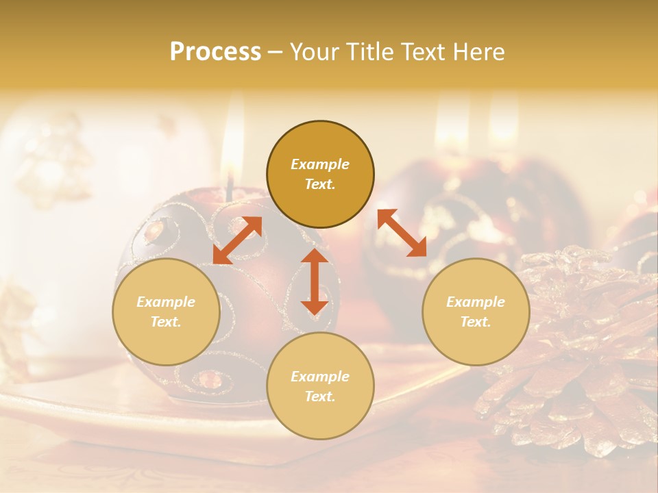 Ball Gold Tradition PowerPoint Template