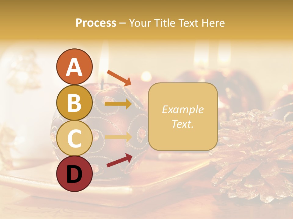 Ball Gold Tradition PowerPoint Template