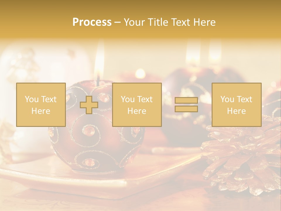 Ball Gold Tradition PowerPoint Template