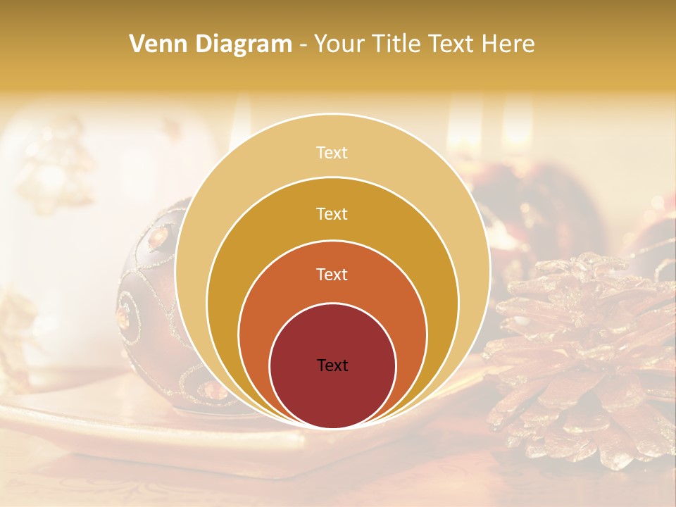 Ball Gold Tradition PowerPoint Template