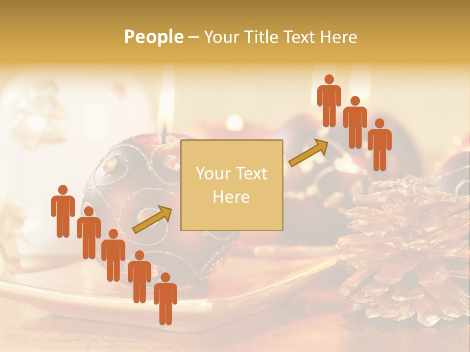 Ball Gold Tradition PowerPoint Template