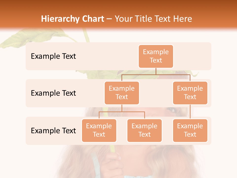 Child Sunflower Hold PowerPoint Template