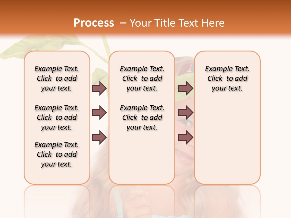 Child Sunflower Hold PowerPoint Template
