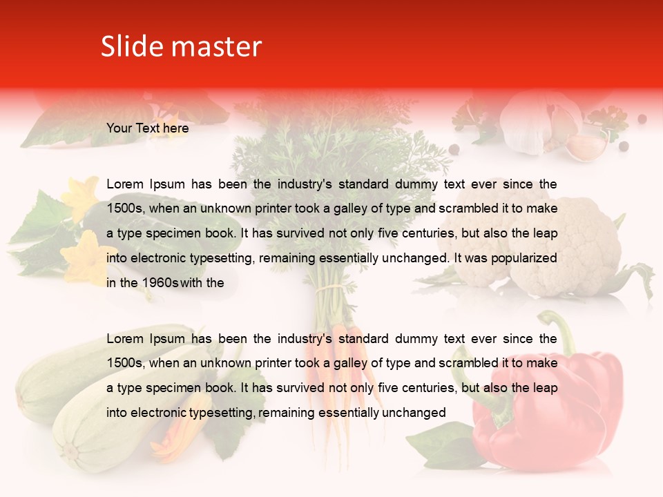 Juicy Vitamin Leaf PowerPoint Template