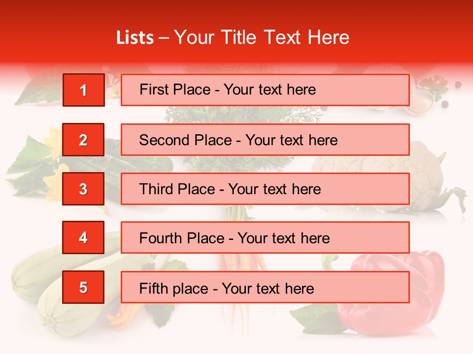 Juicy Vitamin Leaf PowerPoint Template