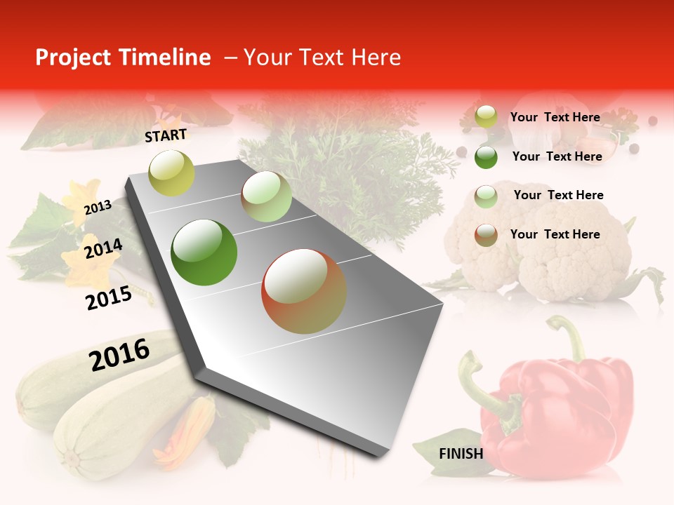 Juicy Vitamin Leaf PowerPoint Template