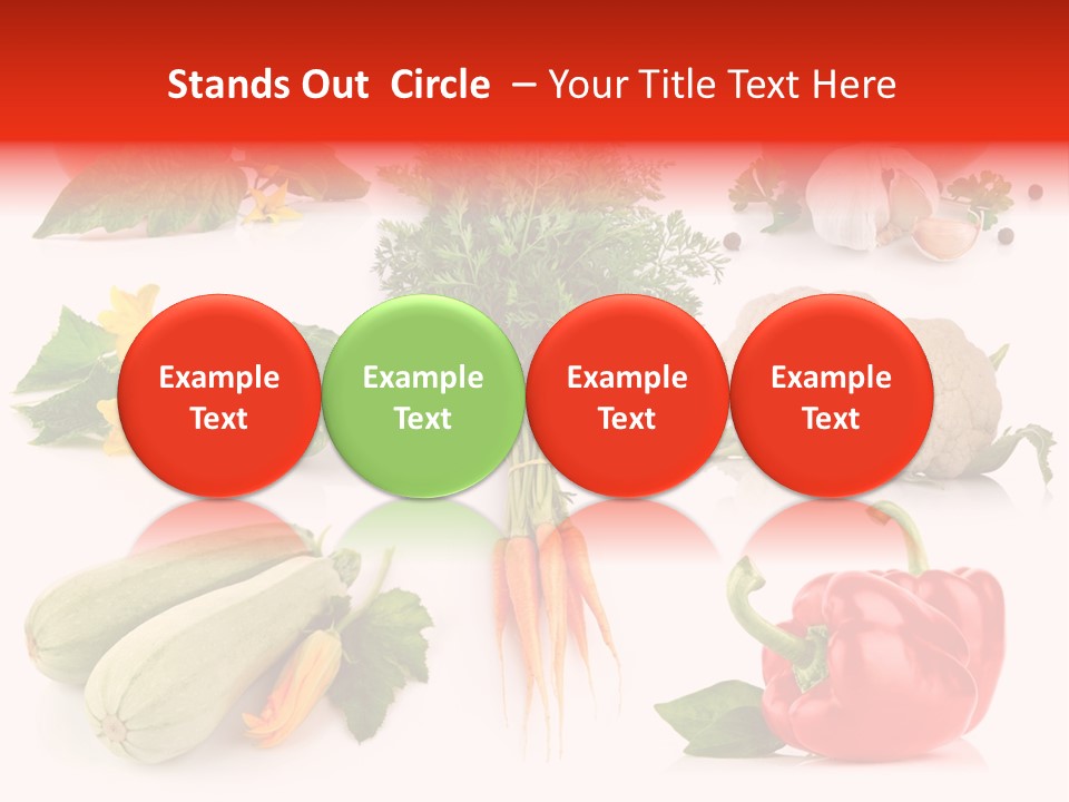 Juicy Vitamin Leaf PowerPoint Template