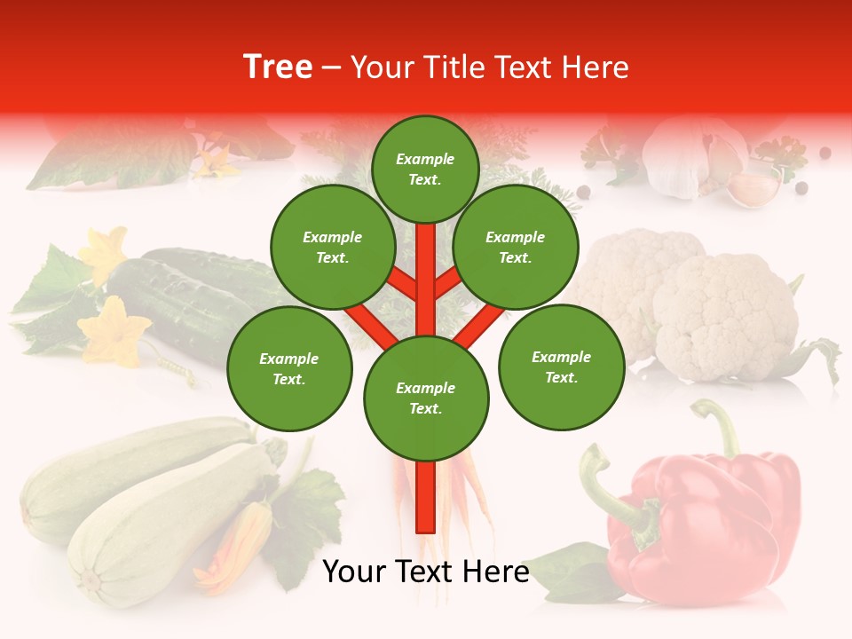 Juicy Vitamin Leaf PowerPoint Template