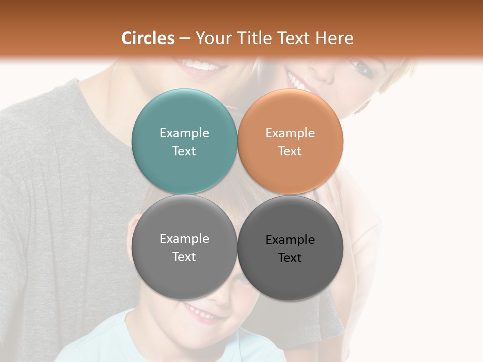 Parent Kid Woman PowerPoint Template