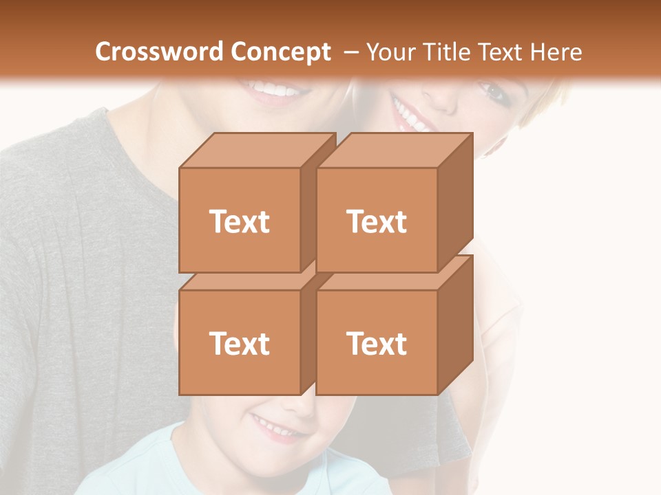 Parent Kid Woman PowerPoint Template