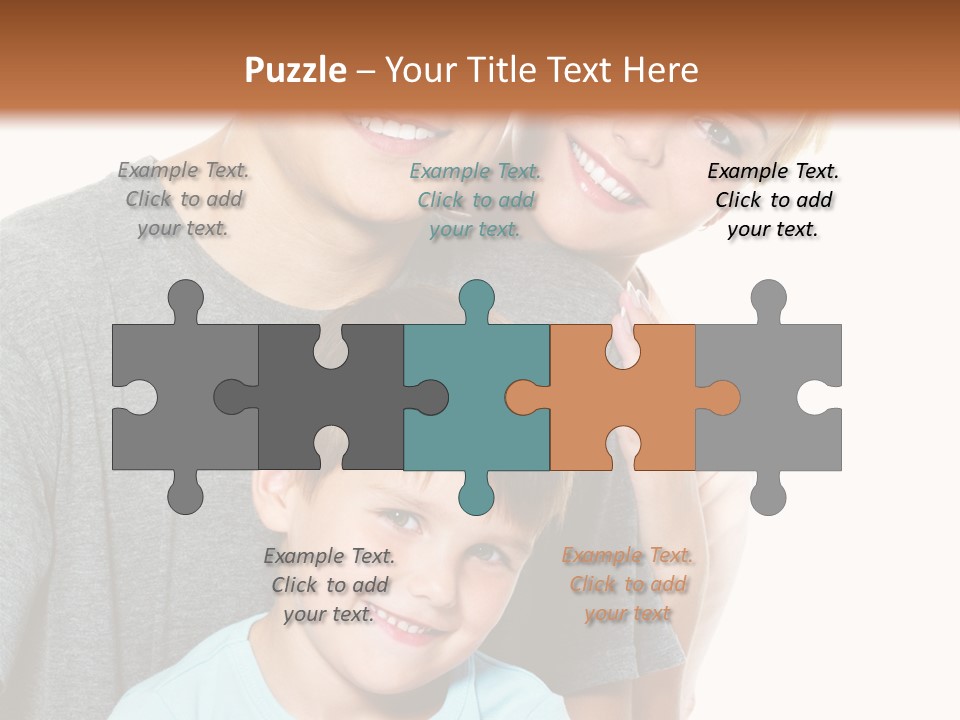 Parent Kid Woman PowerPoint Template