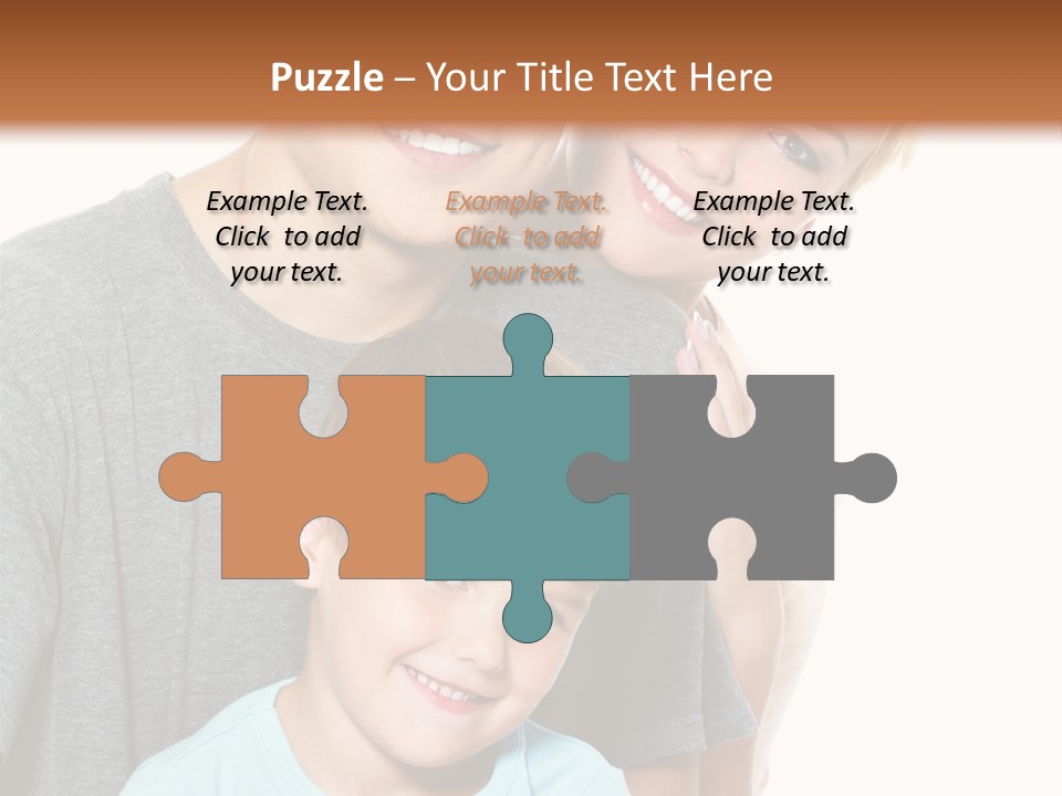 Parent Kid Woman PowerPoint Template