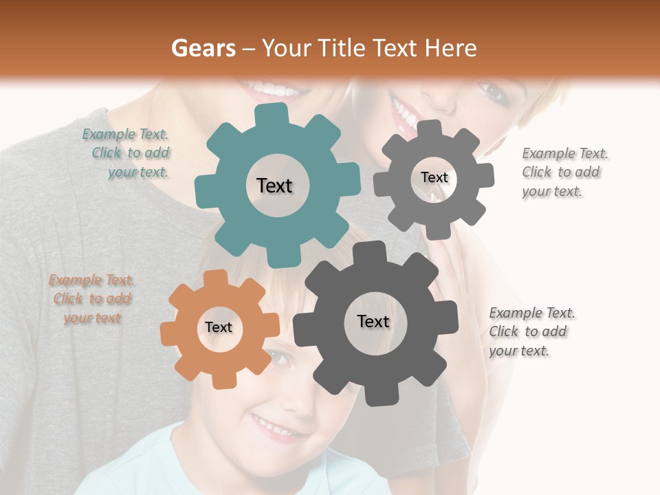 Parent Kid Woman PowerPoint Template