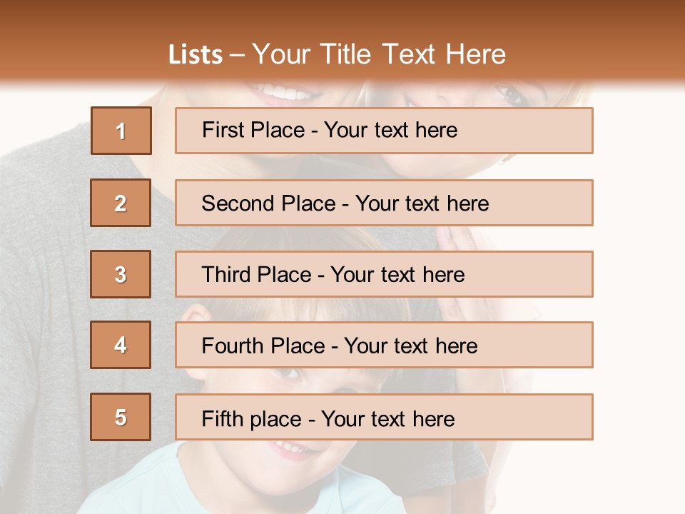 Parent Kid Woman PowerPoint Template