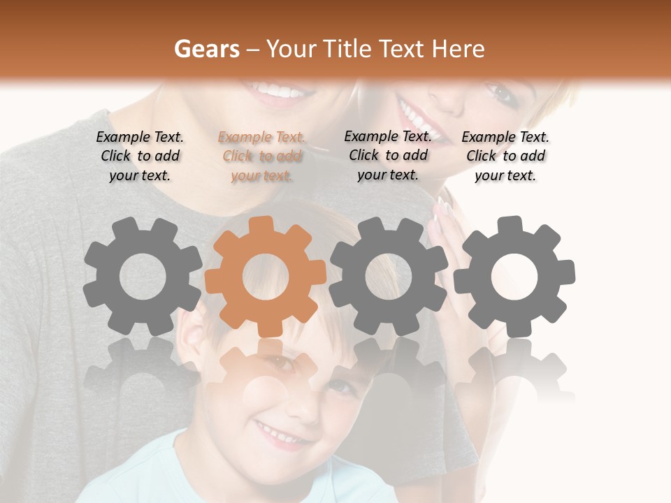 Parent Kid Woman PowerPoint Template