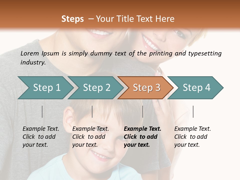 Parent Kid Woman PowerPoint Template