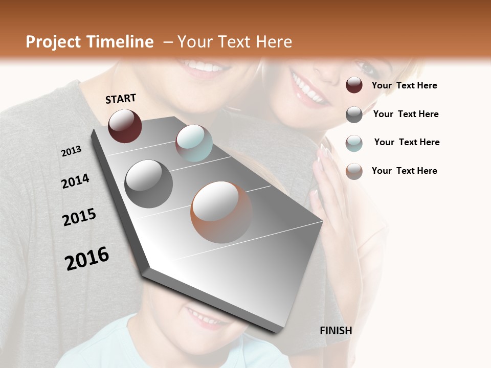Parent Kid Woman PowerPoint Template
