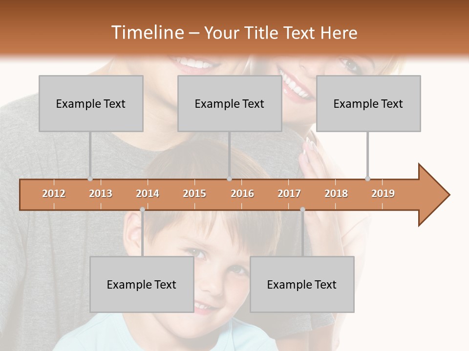 Parent Kid Woman PowerPoint Template