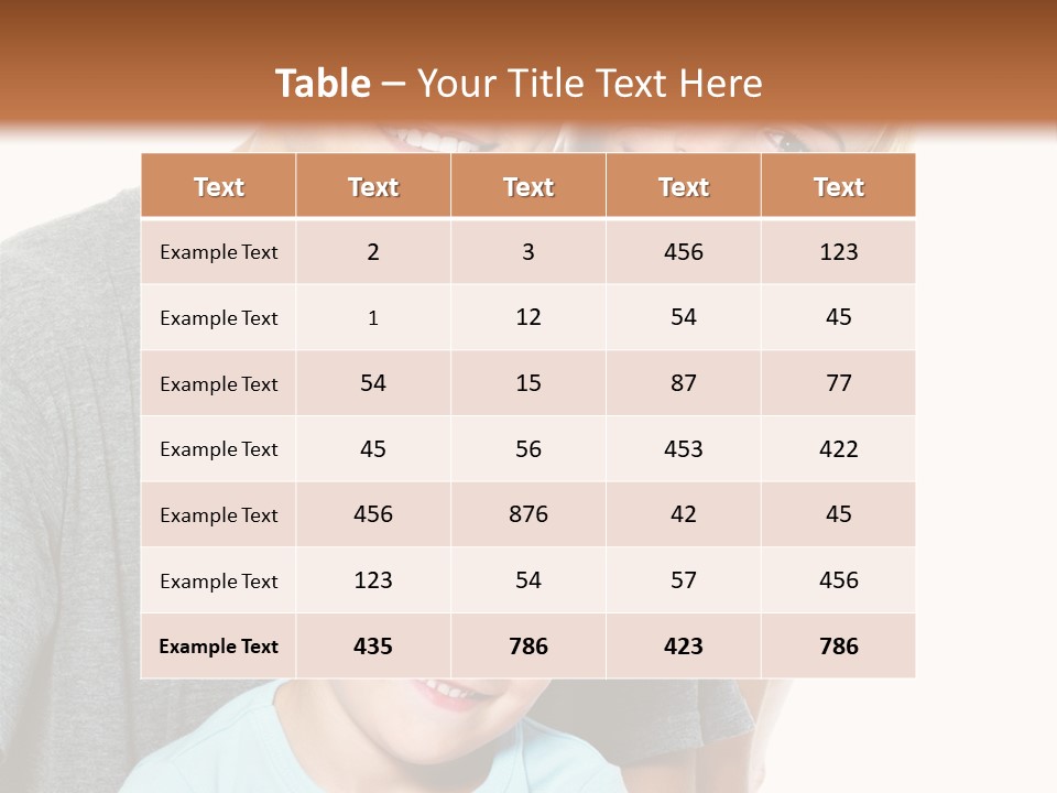 Parent Kid Woman PowerPoint Template