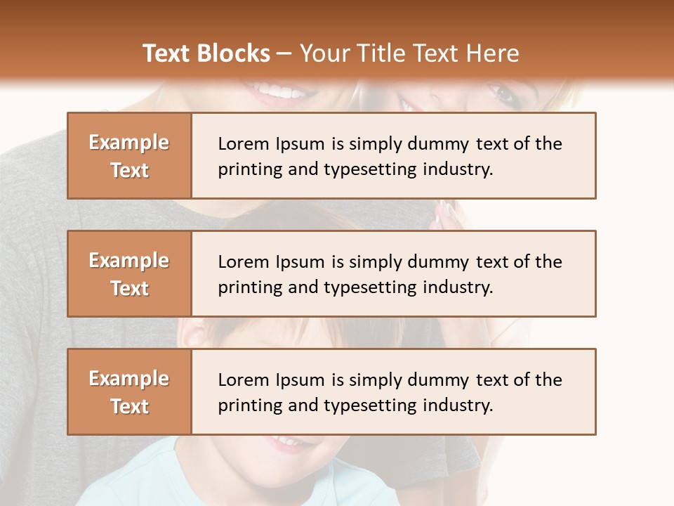 Parent Kid Woman PowerPoint Template