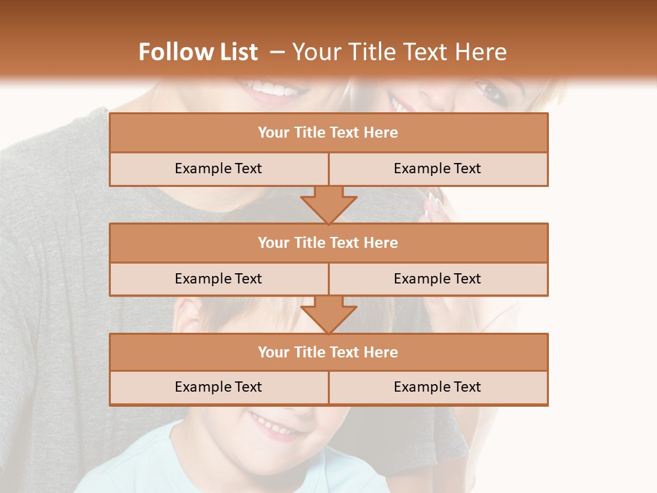 Parent Kid Woman PowerPoint Template