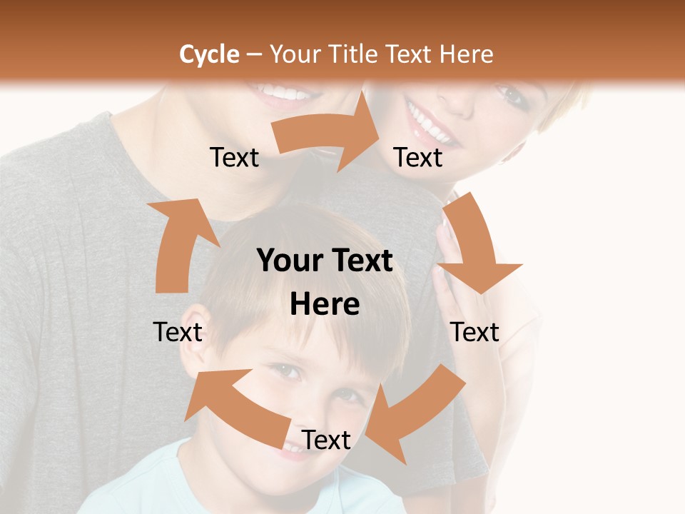 Parent Kid Woman PowerPoint Template