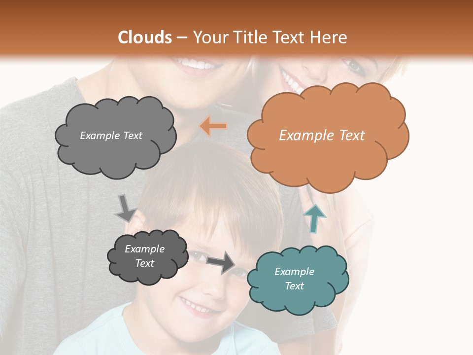 Parent Kid Woman PowerPoint Template